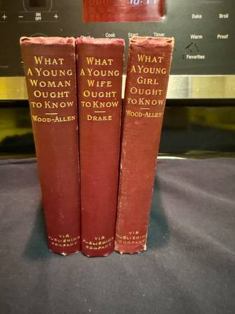 1897-1902  Self and Sex Series What Wife, Woman, Ought To Know Books - $60 (Bellevue)63471356812545120