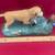 Yellow Labrador Chasing Duck "Dog Figurine Large Special DFLS24B 5 thumbnail