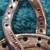 NWT 925 Sterling Silver Multi-Gemstone Circle Pendant Necklace - Sapphire, Topaz 3 thumbnail