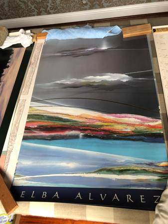 NEW Elba Alvarez Renaissance I Fine Art Poster - 1990's 1