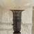 Art Deco Antique Bronze Finish Pedestal Torchiere Lamp w/ Glass Shade 6 thumbnail