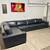 FREE Delivery: Leather Sectional (Reversible Chaise) 2 thumbnail