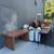 Free ~ Leather couch, lamp, square tables, chair, shelf 8 thumbnail