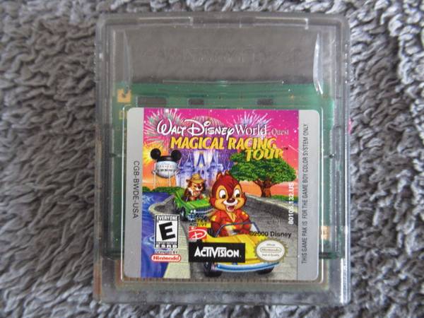 Walt Disney GameBoy Color Racing Tour Game 1