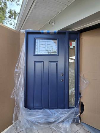 Brand New 49W x 82H Front Door with Sidelite. 1