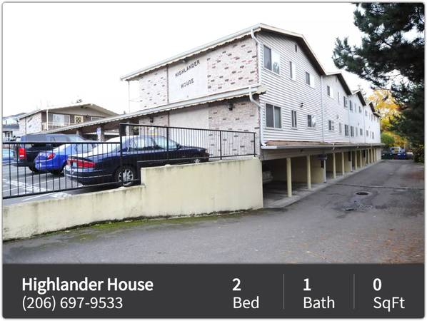 $1,750 / 2br - Affordable 2 bed / 1 bath for rent in Shoreline (Shoreline)63884892594561121
