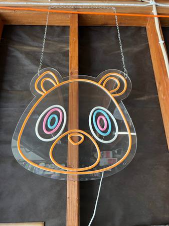 Kanye West Graduation Bear Neon Light 1