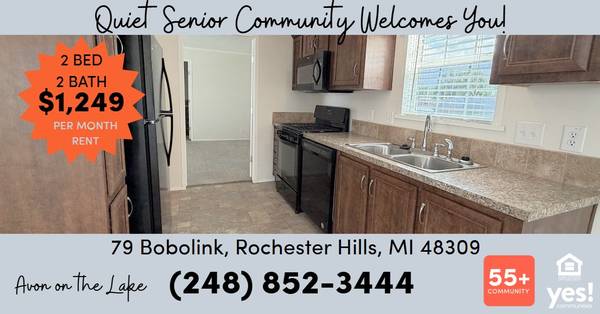 MOVE‑IN READY! ✨ 2 BED/2 FULL BATHS -  NO RENT UNTIL DECEMBER 1