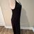 Women's SMALL Black Slip Dress, Side Slits, Spaghetti Straps LIKE NEW! 6 thumbnail