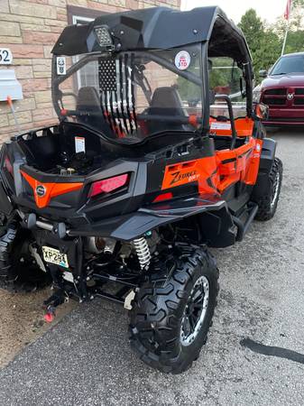 2021 CFMoto.800ex. Plus a 2021 Big Tex trailer 1
