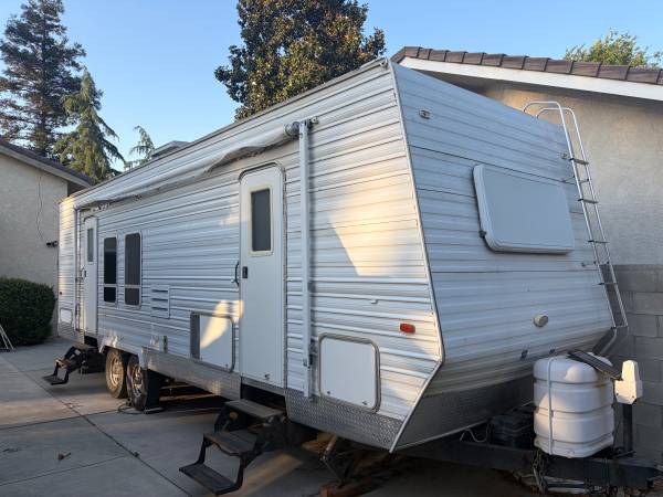 Forest River T28 Toy Hauler with upgraded axle and suspension 1