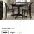 IKEA Kitchen Table Wooden, Black, Expandable 1 thumbnail