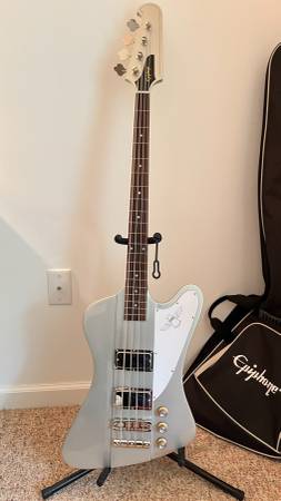 Thunderbird '64 Epiphone, Silver Mist (neck-through) 1