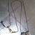 Blue And White Crystal Heart Reversible Pendant  Necklace 2 thumbnail