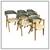 Patricia Urquiola's For Moroso Mathilda Stackable Dining Chairs, Set O 1 thumbnail