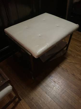 ANTIQUE bench / table set of 2 1