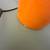 Mid Century Modern Lawrence Peabody "Many Moods" Orange Table Lamp 5 thumbnail