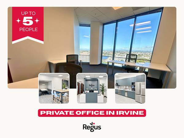 Private Spacious Window Office Near John Wayne Airport 1