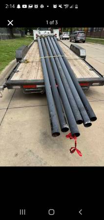 Black 30' light poles available 1