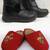 13cm black boots with velvet bow FORMENTINI + House slippers 1 thumbnail