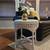 White Wicker Side Table 1 thumbnail