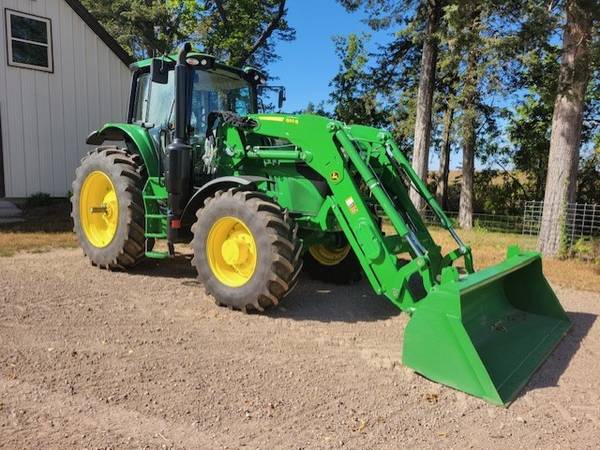 2021 JD model 6175M 660R loader 1