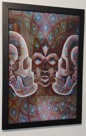 Alex Grey Psychedelic Skulls Art Print 2005 1