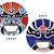 NEW 4" MAGNET Bottle Opener Warrior Theatre Mask Face Art w/ Case 1 thumbnail