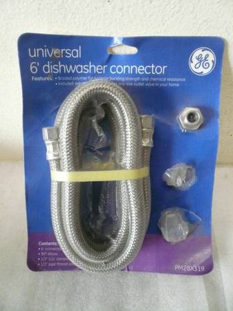 6 Foot Universal Dishwasher Water Connection Kit 1