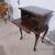 Small Mahogany Side Table w/ Pull Out Shelf 5 thumbnail