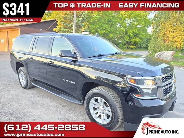 $341/mo - 2016 Chevrolet Chevy Suburban LT 4x4SUV - $16,899 (250 St John St Loretto, MN 55357)63480912573443122