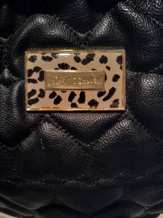 betsey johnson leather backpack Mighty Jungle Leopard Studly Bags, Wallets and Luggage Polyvinyl Chloride (PVC) 12L x 16H x 5.5D Total length of strap Johnson Backpack Love Betsey Backpack