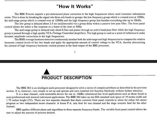 Sonic Maximizer 362 BBE 1