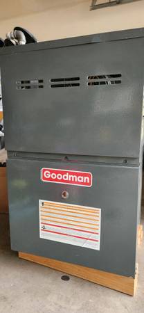 2-stage Goodman Gas Furnace 100k BTU upflow 80% eff 1