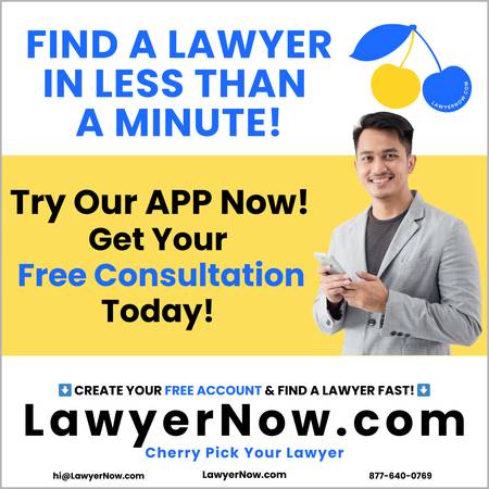 🔎 Find a Lawyer in Seconds! 👉 Free Consultations✅ All Areas of Law ✅ 1