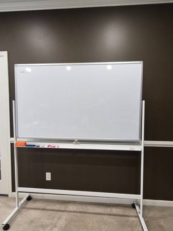 LARGE DOUBLE SIDED WRITING ERASE BOARD 1