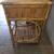 Vintage Albini Tortoiseshell Bamboo Rattan 1 Drawer Nightstand 2 thumbnail