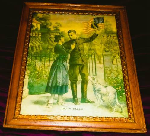 E.G. Renesch Chicago 1918 Original Rare WWI Recruitment Poster 1