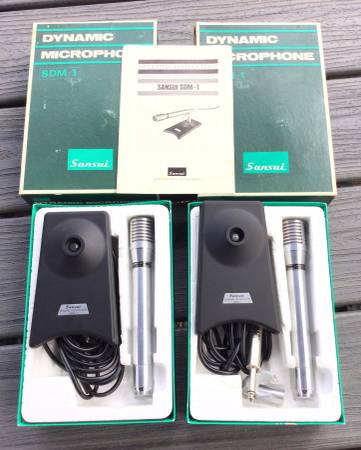 Sansui dynamic microphone model  sdm-1 1
