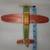 Vintage Wood Glider Airplane Plane Toy Folk Art Naive Primitive 9" win 1 thumbnail