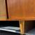 Lockable Executive Mid Mod Desk Mid Century Modern w/ Finished Back 16 thumbnail