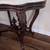 Antique Rococo Carved Walnut & Marble Turtle Top Parlor Table Circa 1880 4 thumbnail
