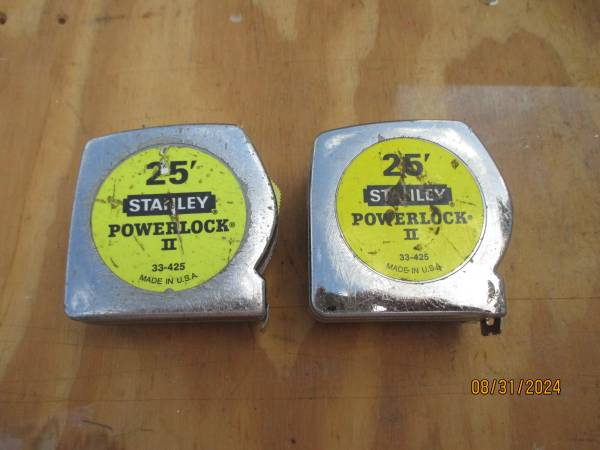 1 Available - Vintage Stanley Powerlock 25' Tape 1