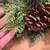 Pine Cone w/Greenery Wreath•Red Bow (in photos)•New/Never Used•See pic 3 thumbnail