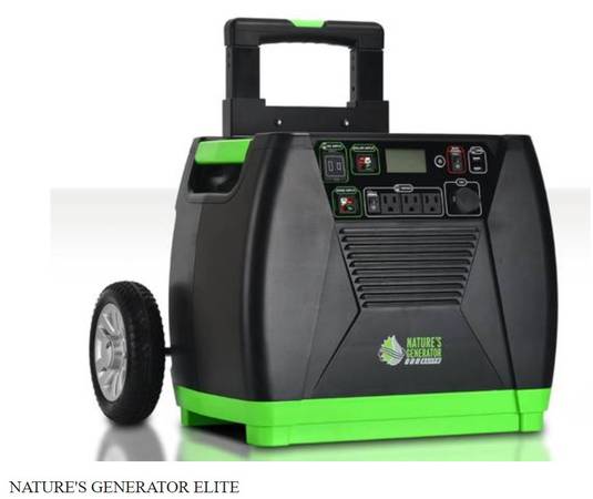 Solar & Backup Power - NATURE'S GENERATOR ELITE 1