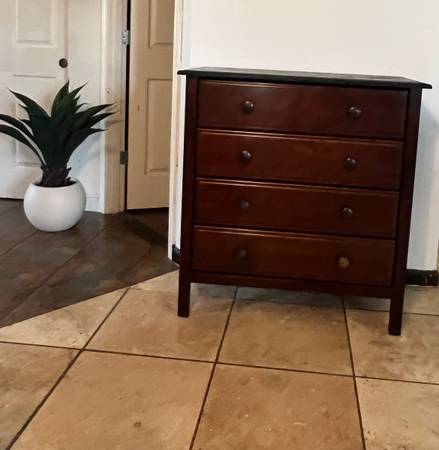 brown ruched long sleeve dress Amish Warrington Chest of Drawers