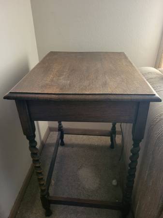 Antique oak table 1