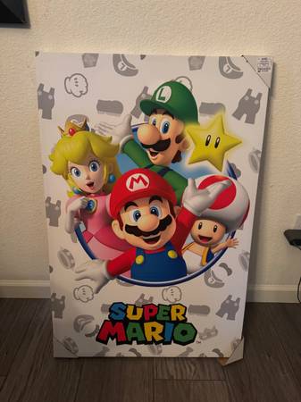Super Mario canvas art / poster 1
