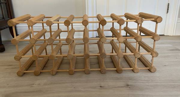 Wooden wine rack 1
