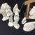 VINTAGE 18 PC WHITE CERAMIC CHRISTMAS NATIVITY SET 17 thumbnail